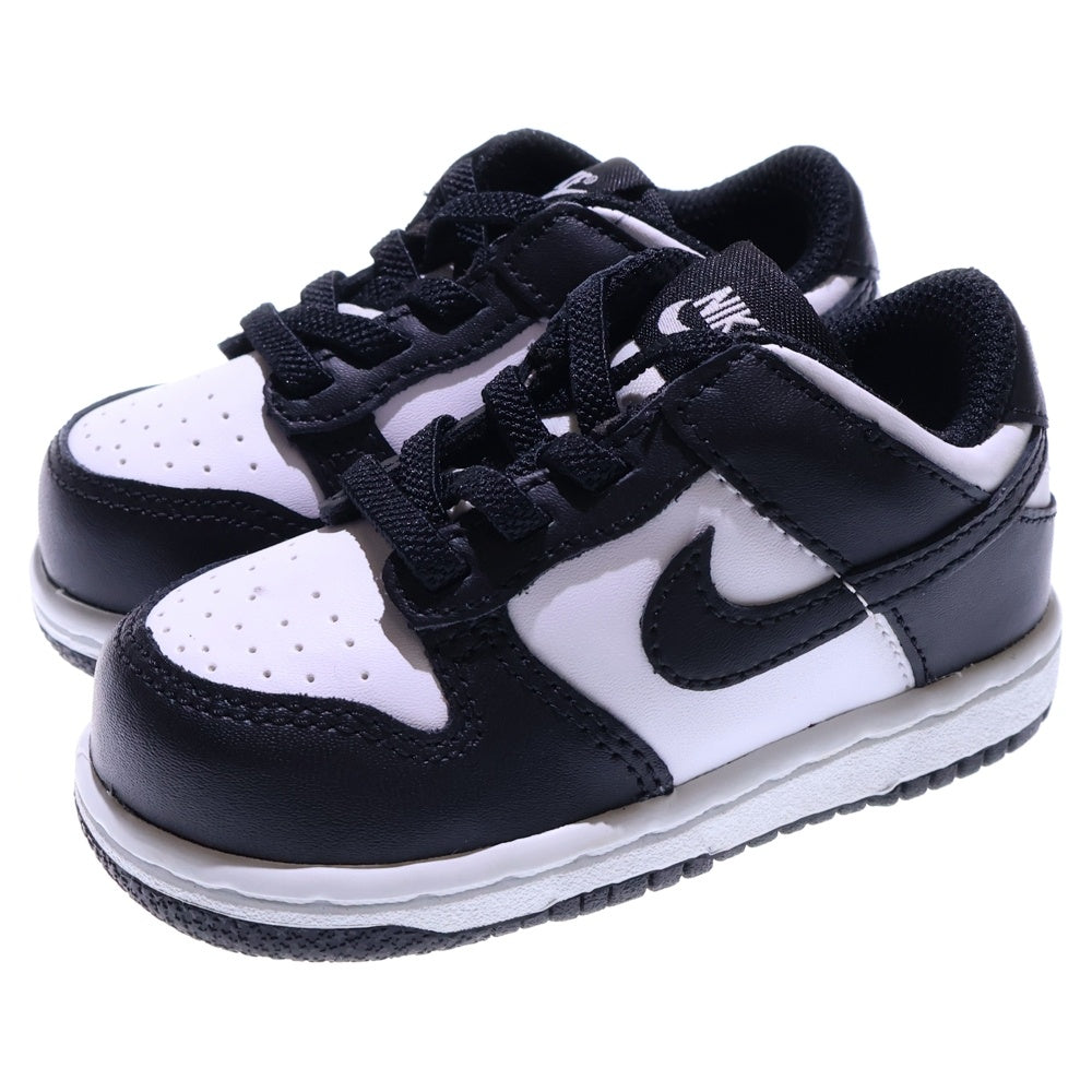 NIKE(ナイキ) DUNK LOW TD WHITE BLACK ダンクロー ローカットスニーカー キッズ ホワイト/ブラック US6C/12cm CW1589-100