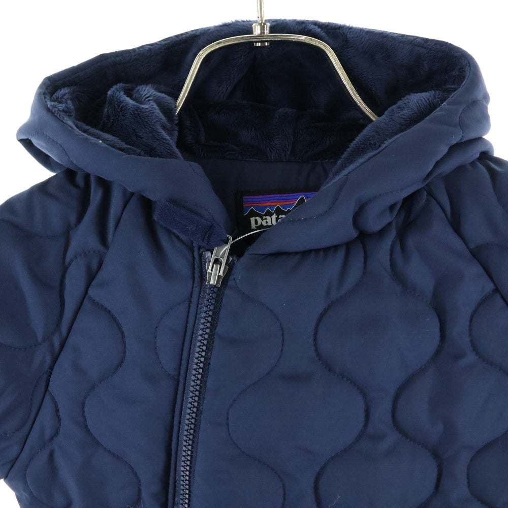 PATAGONIA(パタゴニア) 23AW ベビー キルテッド フーデッドパフジャケット キッズ ネイビー STY61330