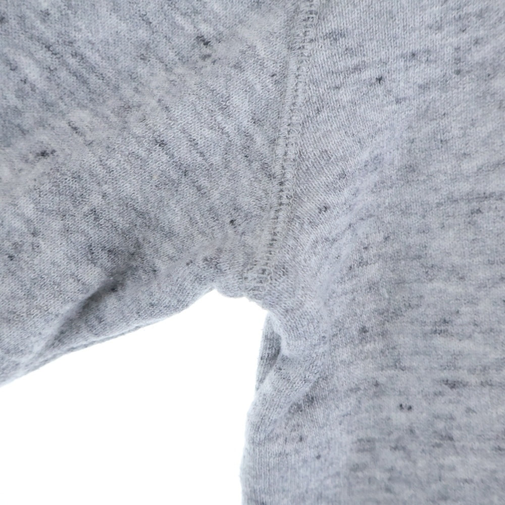 HYSTERIC GLAMOUR(ヒステリックグラマー) ウッディウッドペッカー ロゴプリント クルーネック スウェットトレーナー グレー 0153CS04