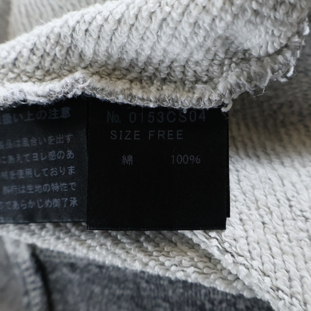 HYSTERIC GLAMOUR(ヒステリックグラマー) ウッディウッドペッカー ロゴプリント クルーネック スウェットトレーナー グレー 0153CS04