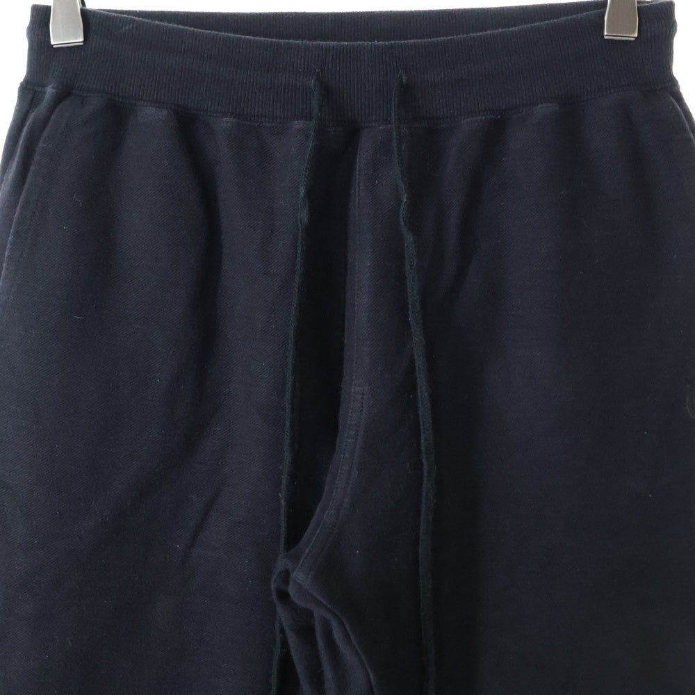 HYSTERIC GLAMOUR(ヒステリックグラマー) ロゴエンブロイダリー ドローストリング スウェットパンツ ブラック 0151CP03