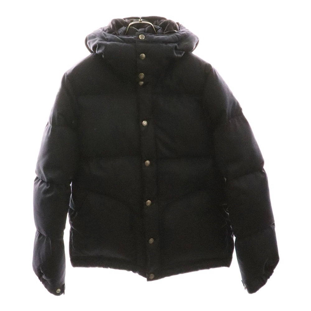 WACKO MARIA(ワコマリア) 11AW ×DORMEUIL ドーメル ラメ フーデッド ダウンジャケット ネイビー 11AW-DWN-02