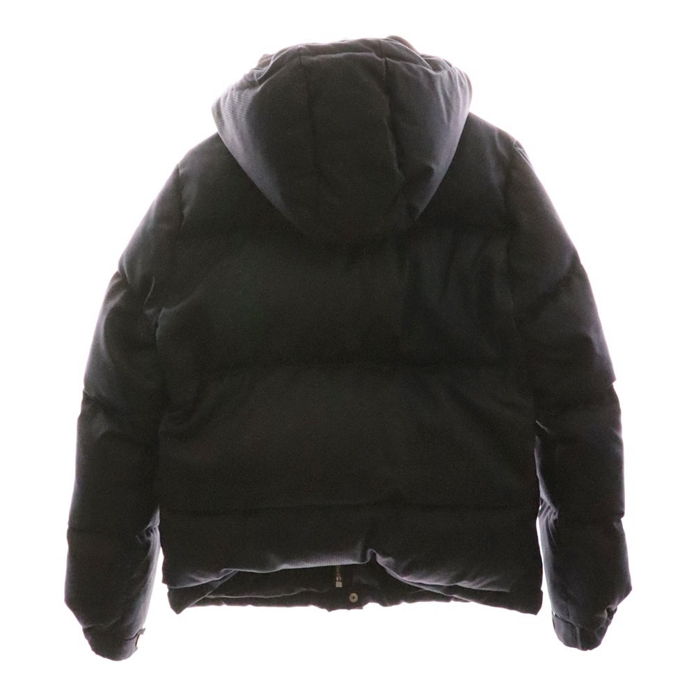 WACKO MARIA(ワコマリア) 11AW ×DORMEUIL ドーメル ラメ フーデッド ダウンジャケット ネイビー 11AW-DWN-02