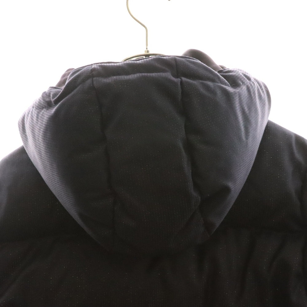 WACKO MARIA(ワコマリア) 11AW ×DORMEUIL ドーメル ラメ フーデッド ダウンジャケット ネイビー 11AW-DWN-02