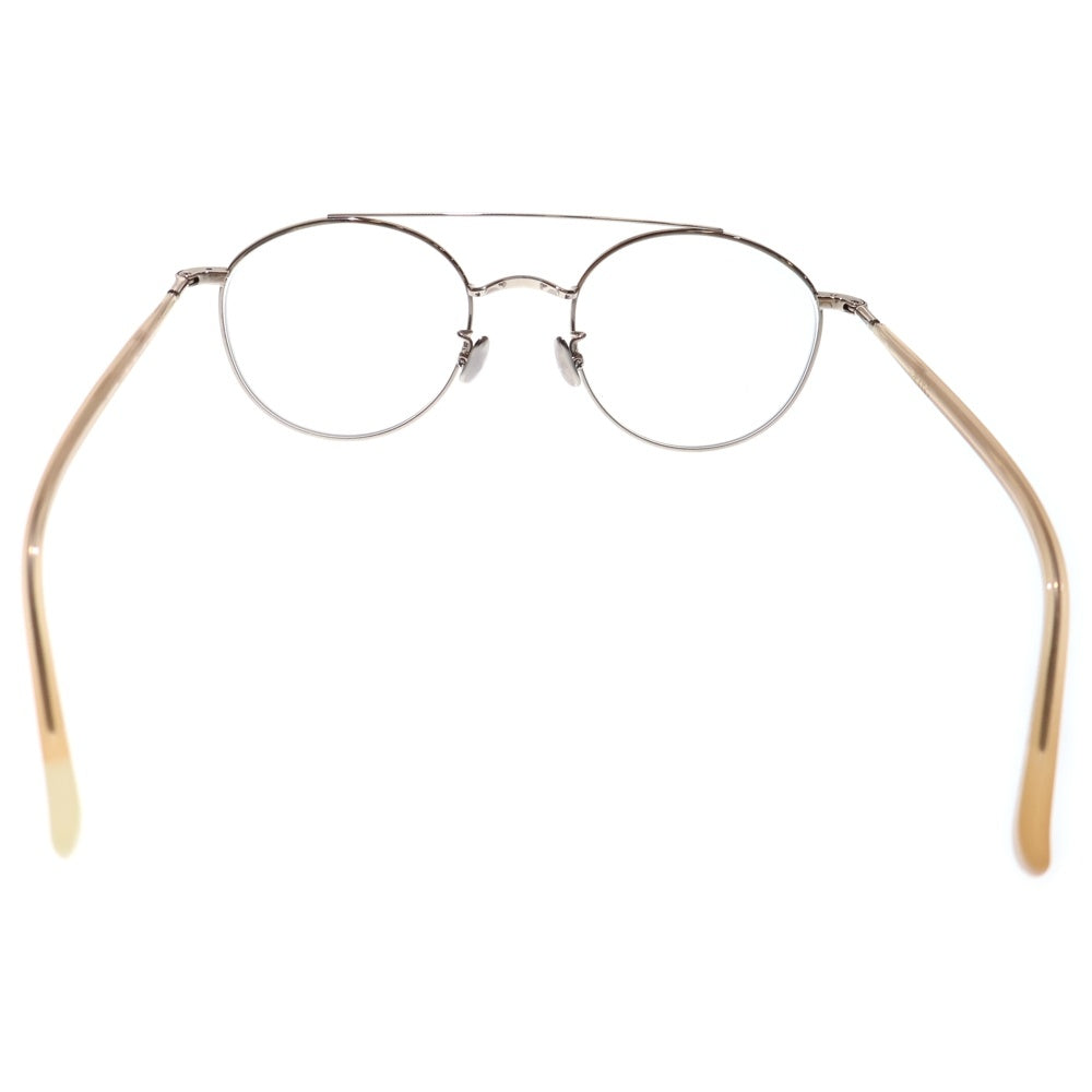 BLANC(ブランク) B0015 ツーブリッジ メガネ サングラス シルバー/ベージュ