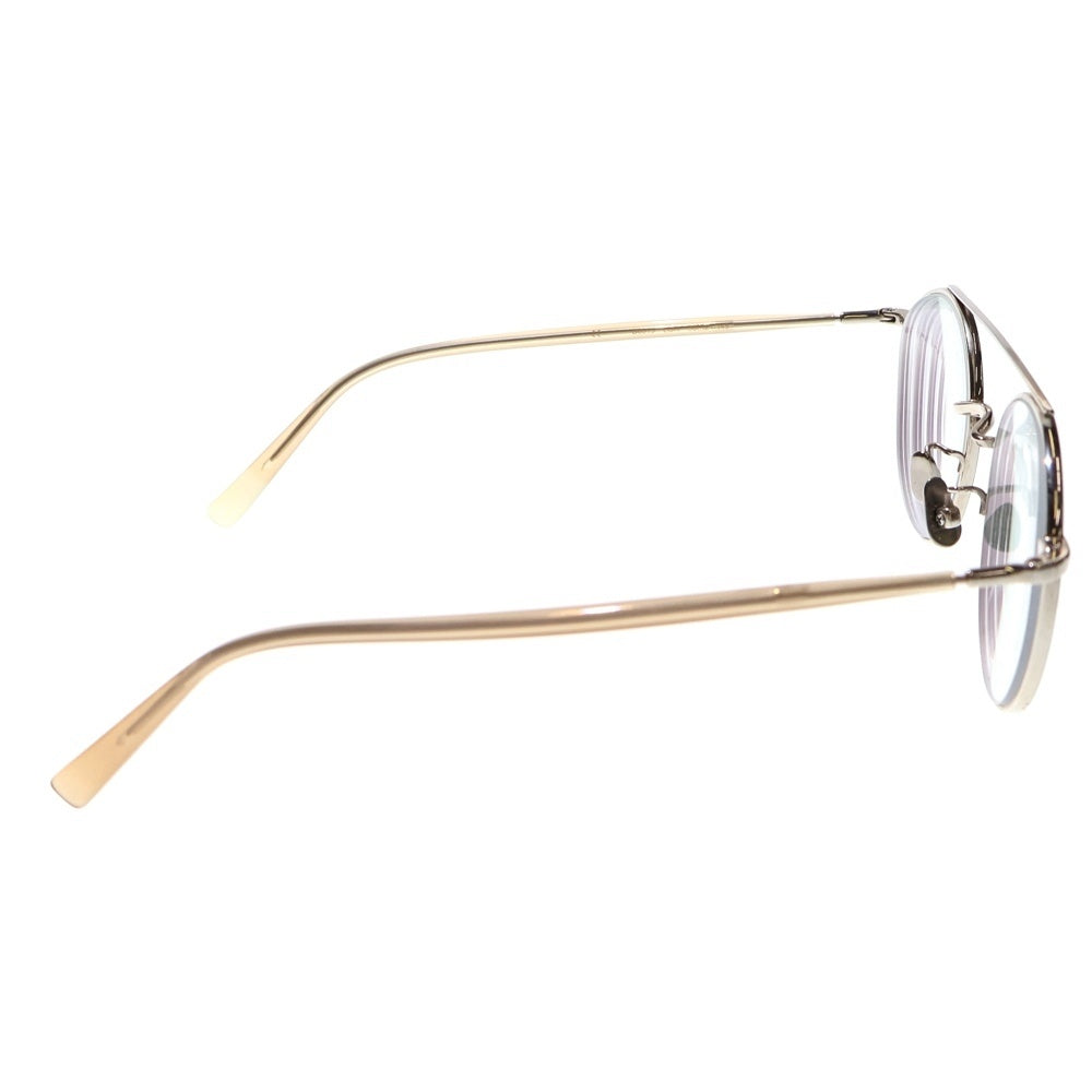 BLANC(ブランク) B0015 ツーブリッジ メガネ サングラス シルバー/ベージュ