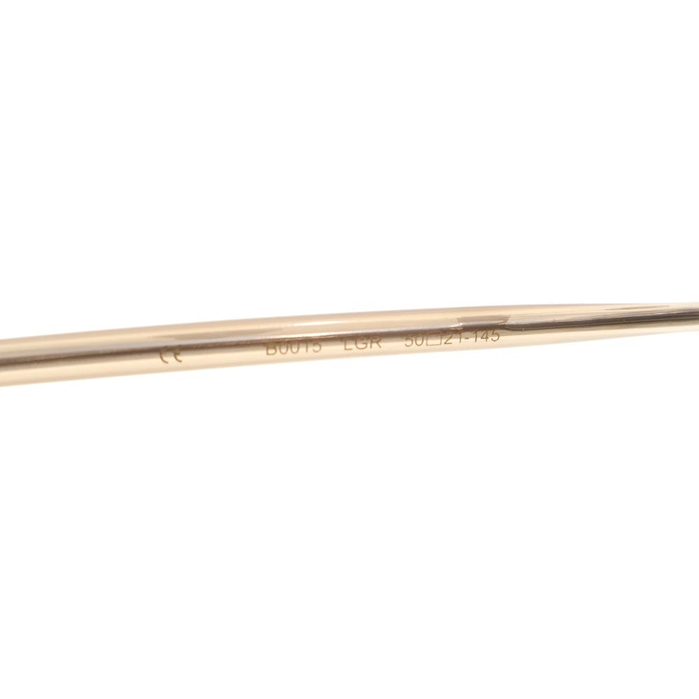 BLANC(ブランク) B0015 ツーブリッジ メガネ サングラス シルバー/ベージュ