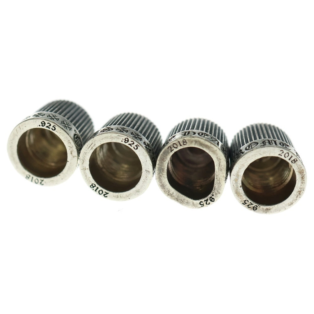 CHROME HEARTS(クロムハーツ) VALVE CAP 2018年 クリスマスノベルティ 自動車用 バルブキャップ シルバー 4個セット