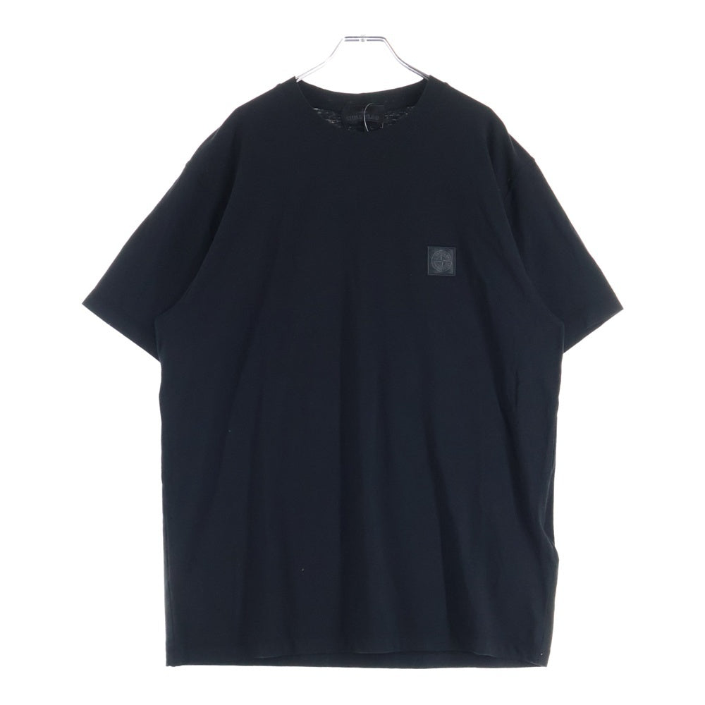 STONE ISLAND(ストーンアイランド) GHOST COTTON TEE ロゴ パッチ ゴースト コットン 半袖 カットソー Tシャツ ブラック K1S152100008S0F11