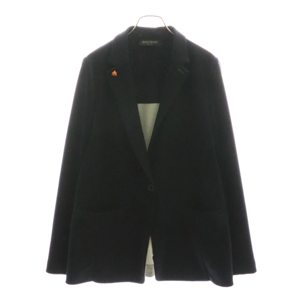 BALMAIN(バルマン) バックカットソードッキング 1Bテーラードジャケット ネイビー