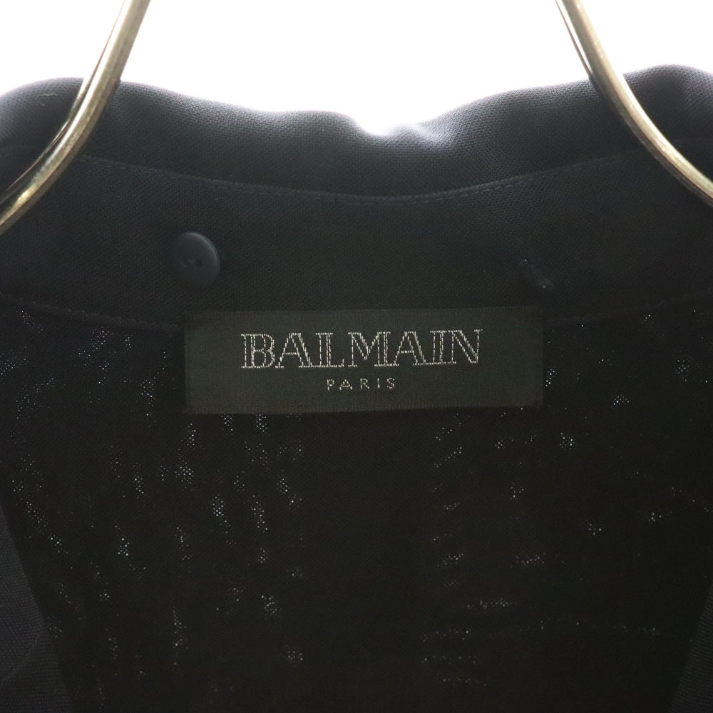 BALMAIN(バルマン) バックカットソードッキング 1Bテーラードジャケット ネイビー