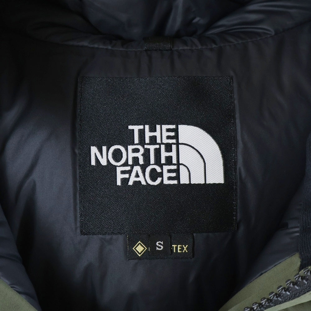 THE NORTH FACE(ザノースフェイス) MOUNTAIN DOWN COAT マウンテンダウンコート ファー付 ジップアップダウンジャケット カーキ/ブラック ND91935