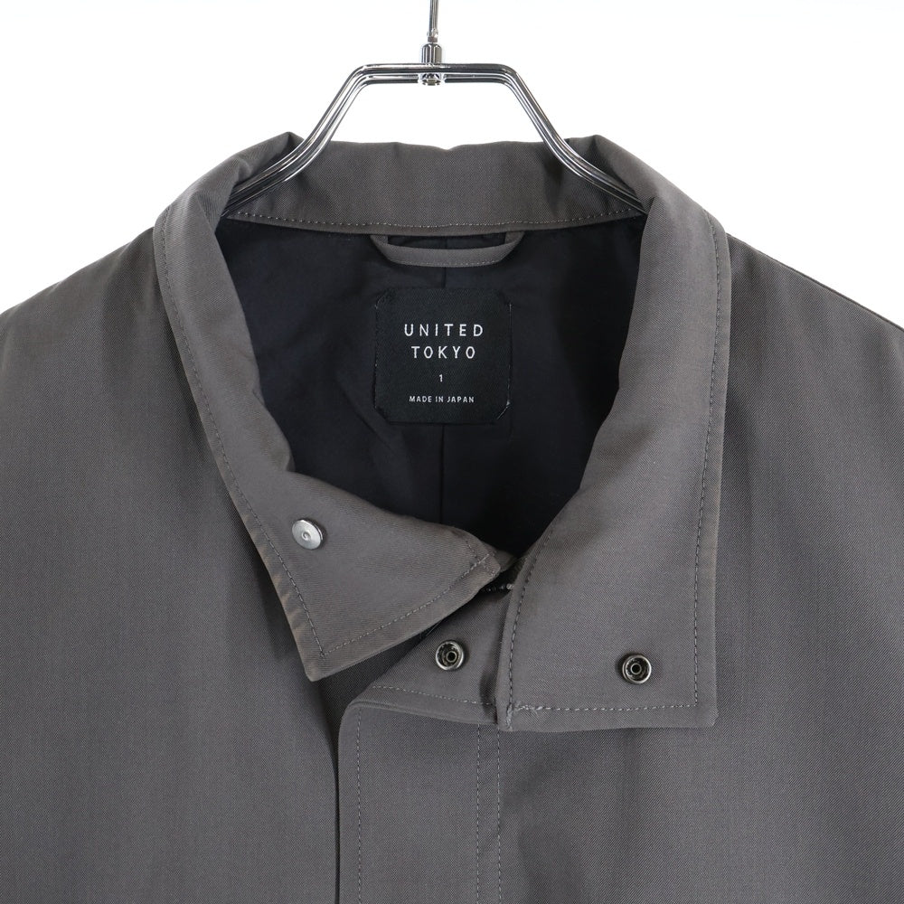 UNITED TOKYO(ユナイテッド トウキョウ) VISTO WOOL 2WAY スタンドモッズブルゾン ジップアップジャケット ダークグレー 134550001