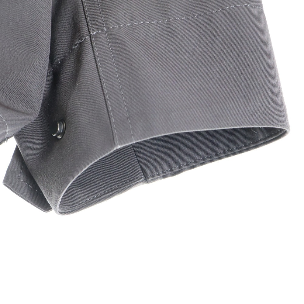 UNITED TOKYO(ユナイテッド トウキョウ) VISTO WOOL 2WAY スタンドモッズブルゾン ジップアップジャケット ダークグレー 134550001