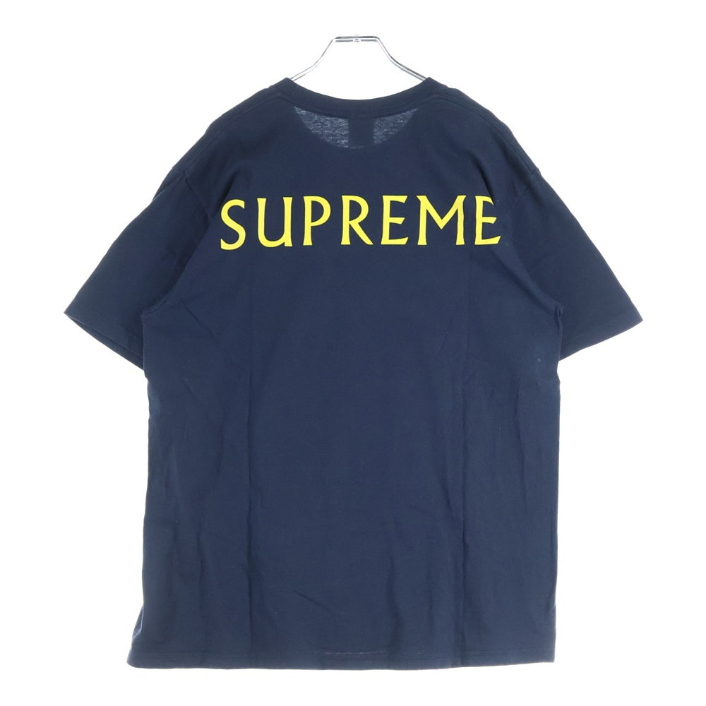 SUPREME(シュプリーム) 25SS Damien Hirst Tee ダミアンハースト プリント 半袖Tシャツ カットソー ネイビー