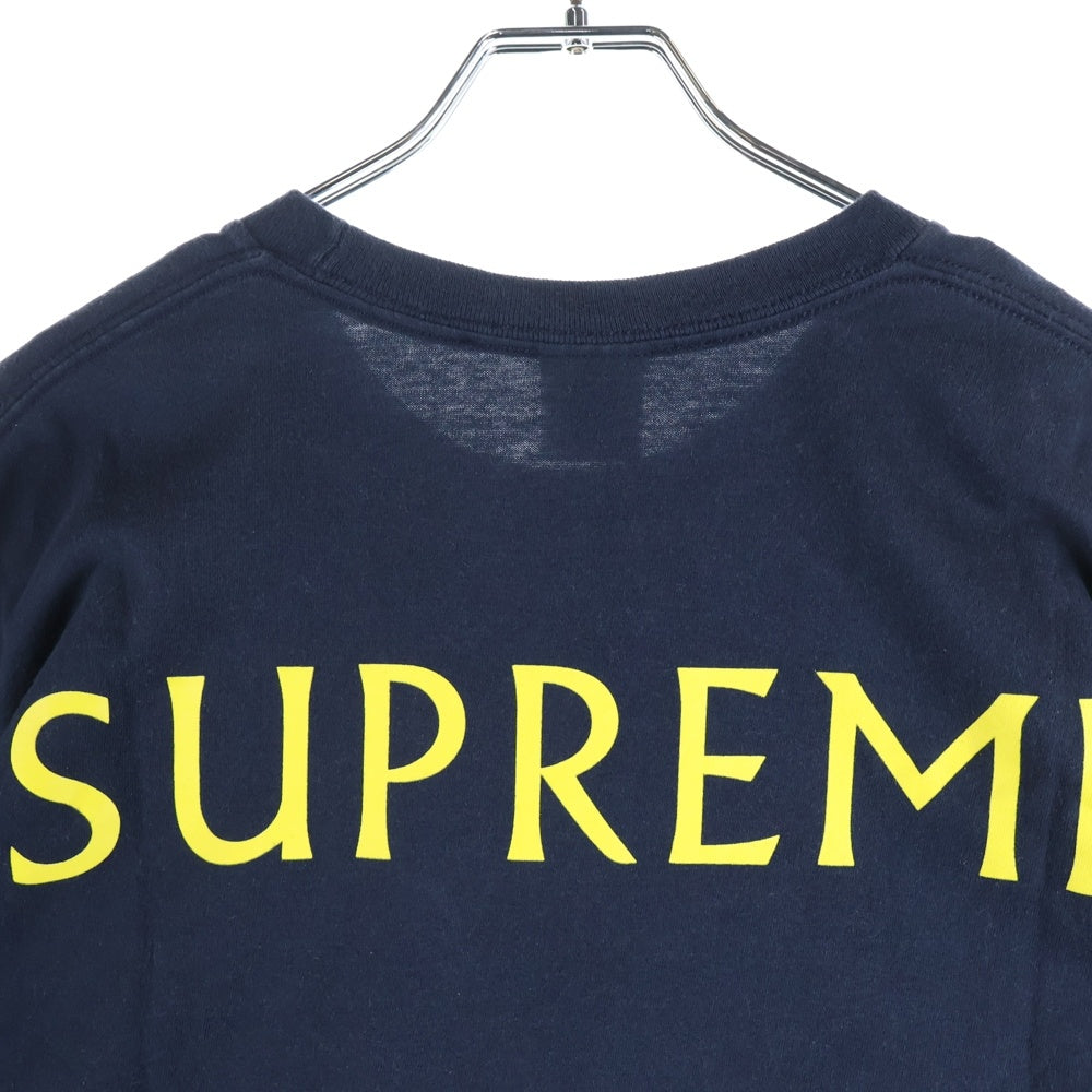 SUPREME(シュプリーム) 25SS Damien Hirst Tee ダミアンハースト プリント 半袖Tシャツ カットソー ネイビー