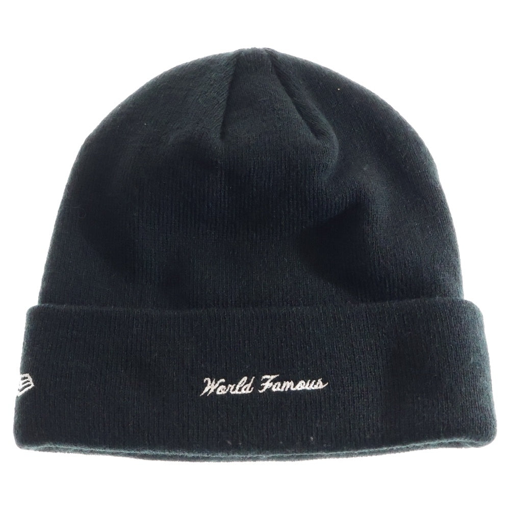 SUPREME(シュプリーム) 16AW ×NEW ERA Box Logo Beanie ニューエラ ボックスロゴビーニー ニット帽 ブラック G2906072016