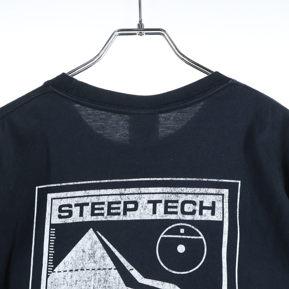SUPREME(シュプリーム) 16SS ×THE NORTH FACE Steep Tech Tee Shirt ザノースフェイス スティープテック 両面プリントTシャツ 半袖クルーネックカットソー ブラック NT01604I