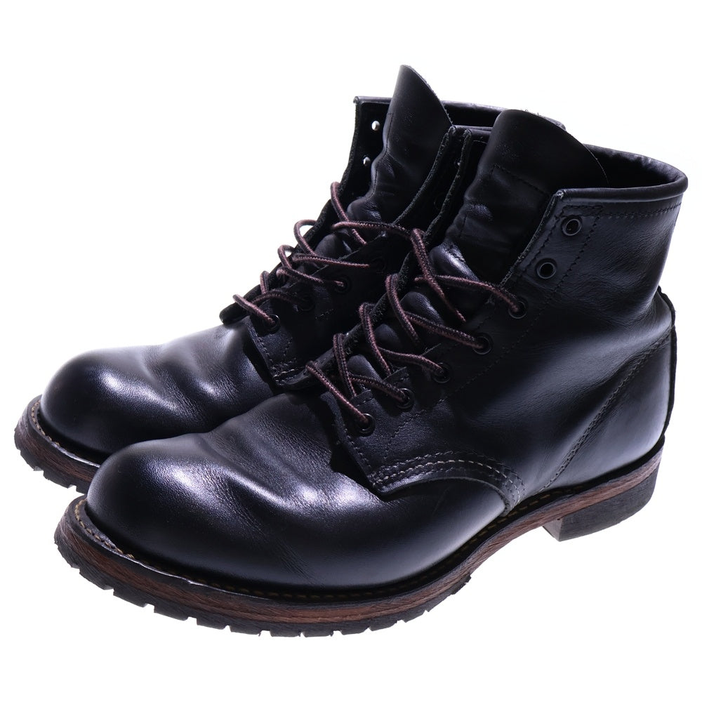RED WING(レッド ウイング) CLASSIC DRESS BECKMAN BOOTS クラシック ベックマン プレーントゥ レザーブーツ ブラック US7.5/25.5cm 9414