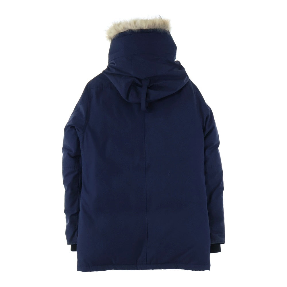 CANADA GOOSE(カナダグース) JASPER PARKA ジャスパー ファーフーデッド ダブルジップアップ ダウンジャケット パーカー ネイビー 3438JM