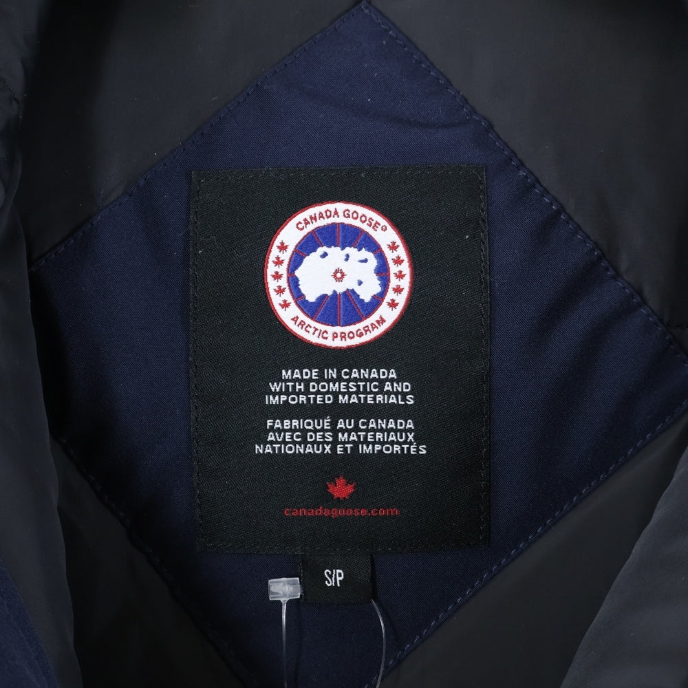 CANADA GOOSE(カナダグース) JASPER PARKA ジャスパー ファーフーデッド ダブルジップアップ ダウンジャケット パーカー ネイビー 3438JM