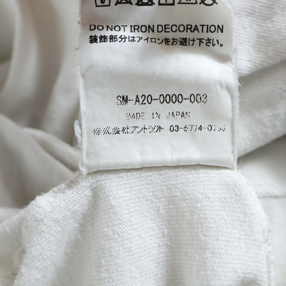 SAINT MICHAEL(セントマイケル) 20AW SHORT SLEEVE TEE イエス キリスト フォトプリント半袖Tシャツ ホワイト SM-A20-0000-003