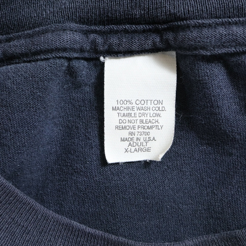 VINTAGE(ヴィンテージ) 90S VINTAGE MALBORO SNAKE PASS TEE ヴィンテージ マルボロ スネークパス バックプリント ポケットTシャツ 半袖クルーネックカットソー ブラック