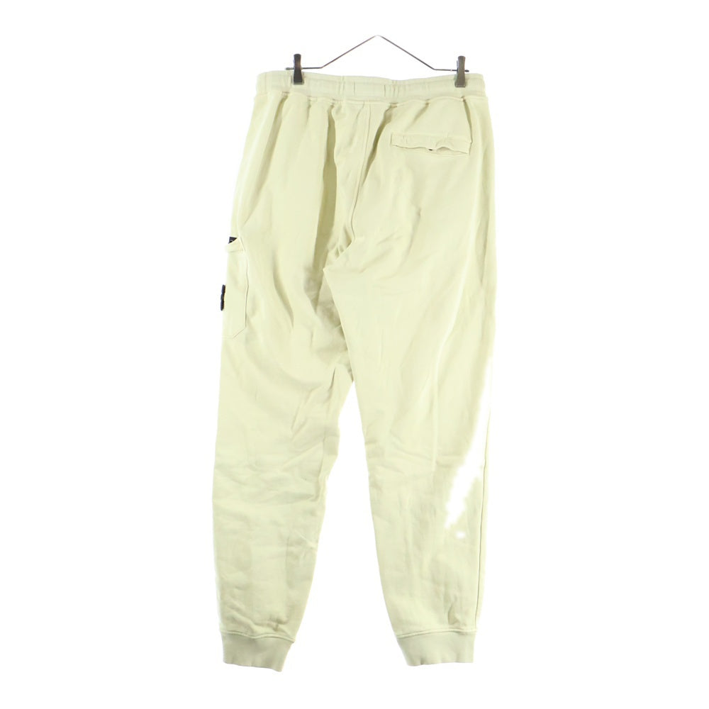 STONE ISLAND(ストーンアイランド) コットンスウェット コンパスパッチ カーゴジョギングパンツ ライトイエロー 801564451