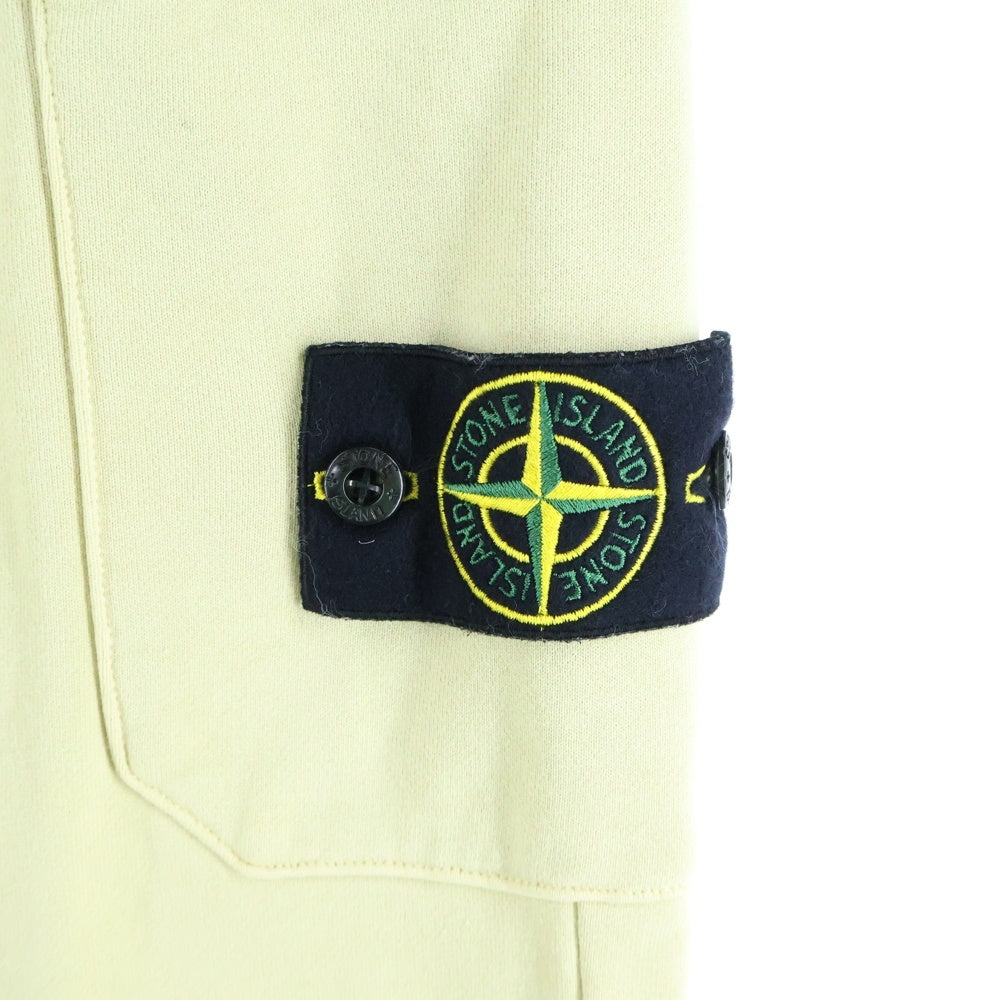 STONE ISLAND(ストーンアイランド) コットンスウェット コンパスパッチ カーゴジョギングパンツ ライトイエロー 801564451