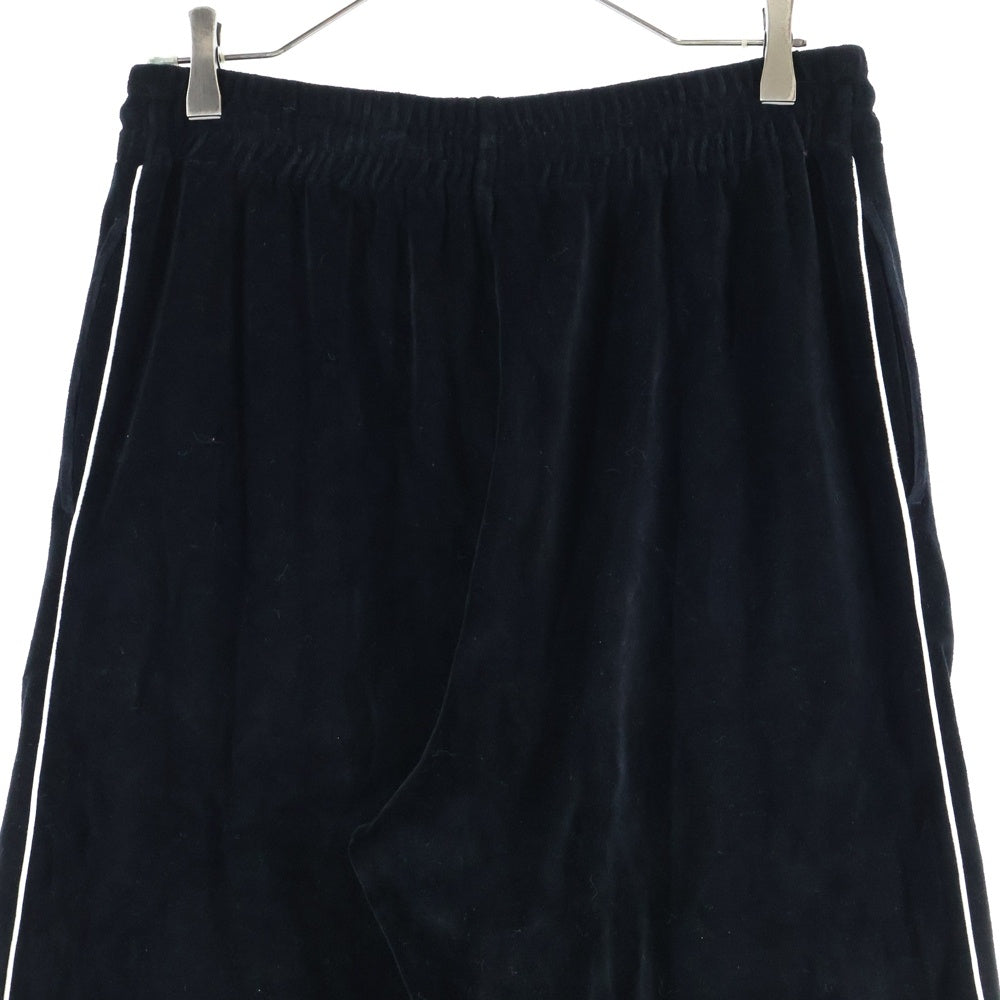 CELINE(セリーヌ) 23SS ベルベット ジャージー ストレートパンツ ブラック 2Z403748Q