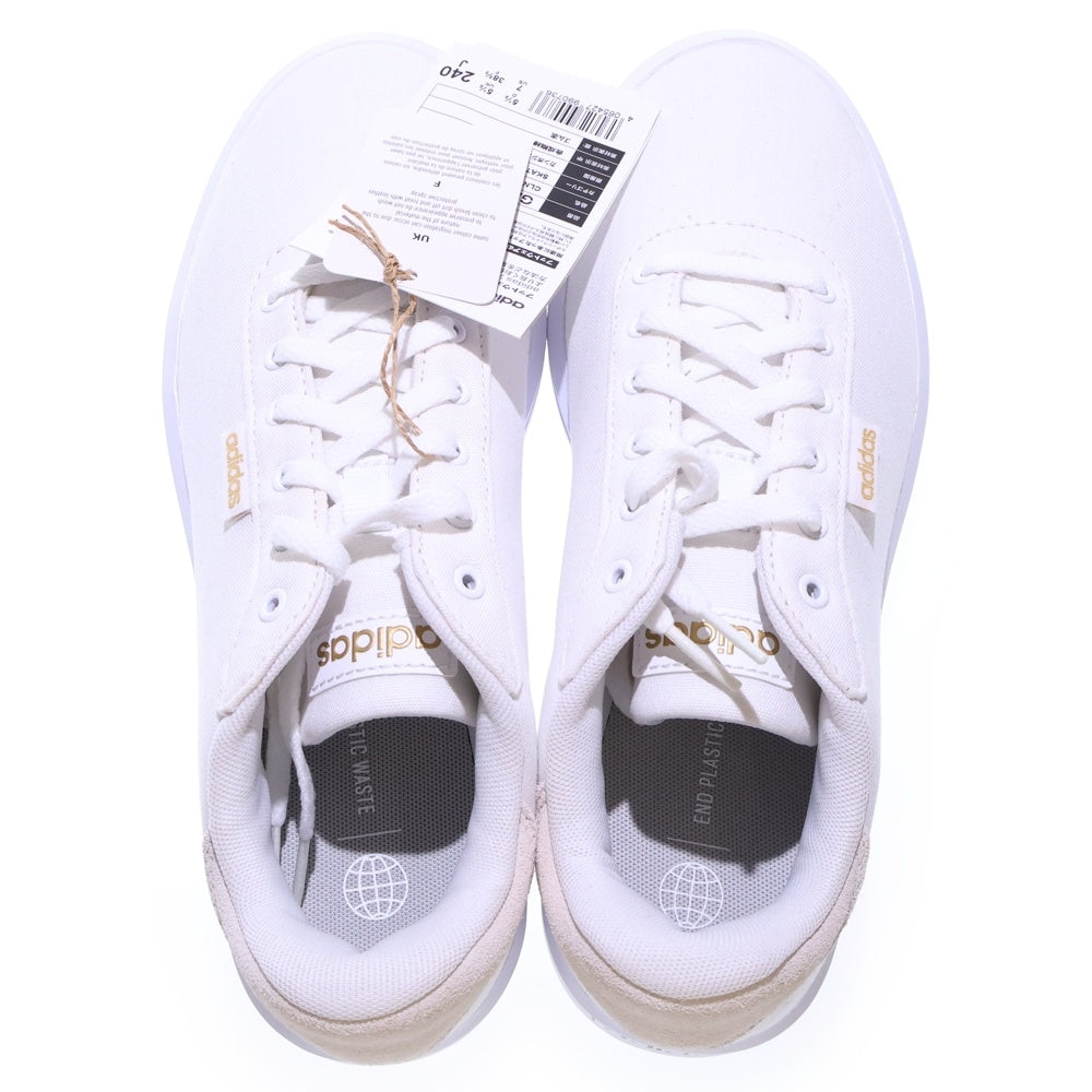 adidas(アディダス) CLN COURT PF W クリーンコート ローカットスニーカー レディース ホワイト US7/24cm GZ1689