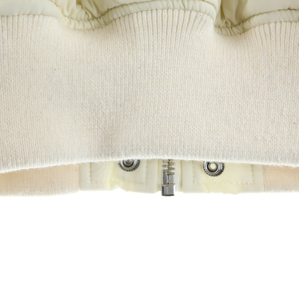 DIESEL(ディーゼル) リバーシブル ジップアップボンバージャケット MA-1 ホワイト