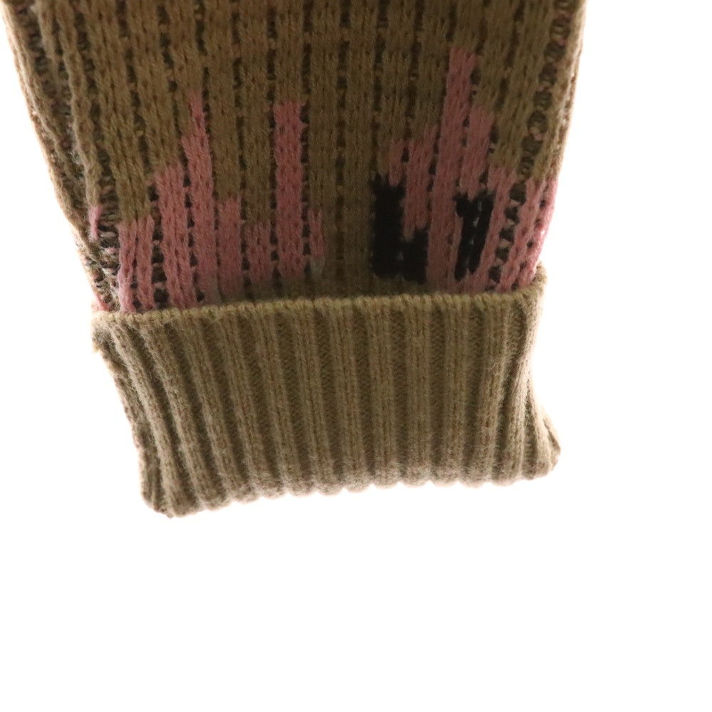 DIESEL(ディーゼル) M-AGGY KNITWEAR マギー ニットウェア ジップアップブルゾンジャケット マルチカラー A06709