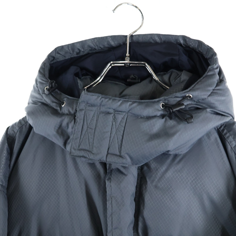 STUSSY(ステューシー) 00S VINTAGE PUFFER JACKET ヴィンテージ ブランドロゴデザイン マルチポケット フーデッド ダウンジャケット グレー