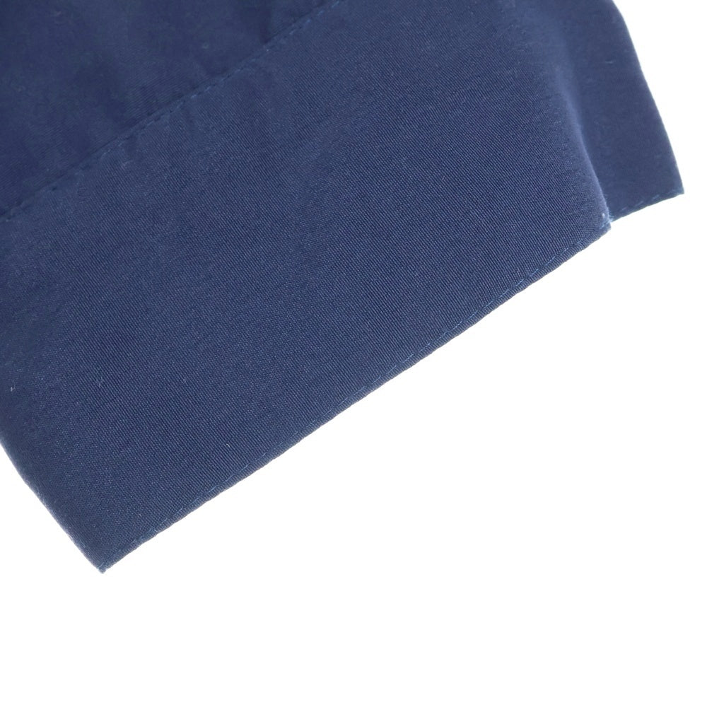 STUSSY(ステューシー) 90S VINTAGE ヴィンテージ NYLON JACKET エンブロイダリーロゴデザイン 開襟 長袖シャツ ネイビー