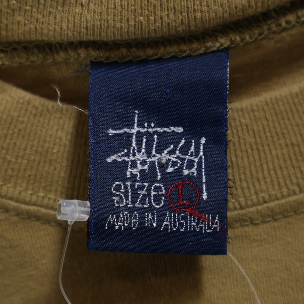 STUSSY(ステューシー) 90S VINTAGE SURF TSHIRT ヴィンテージ サーフ クルーネック カットソー 半袖Tシャツ ブラウン