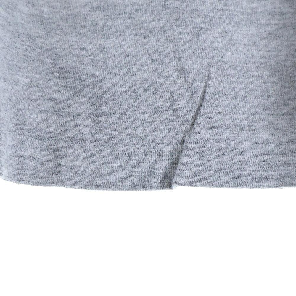 STUSSY(ステューシー) 90S VINTAGE ヴィンテージ 飛行機フロントプリント クルーネック カットソー 半袖Tシャツ グレー