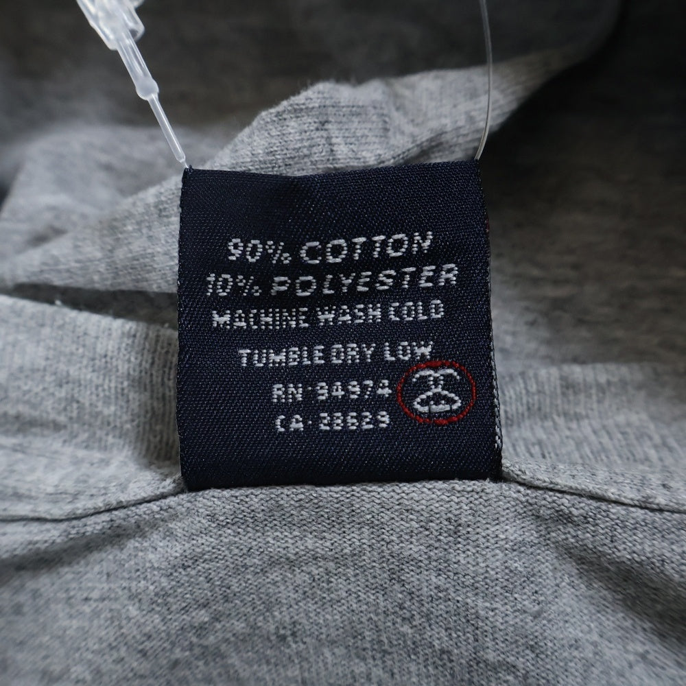 STUSSY(ステューシー) 90S VINTAGE ヴィンテージ 飛行機フロントプリント クルーネック カットソー 半袖Tシャツ グレー