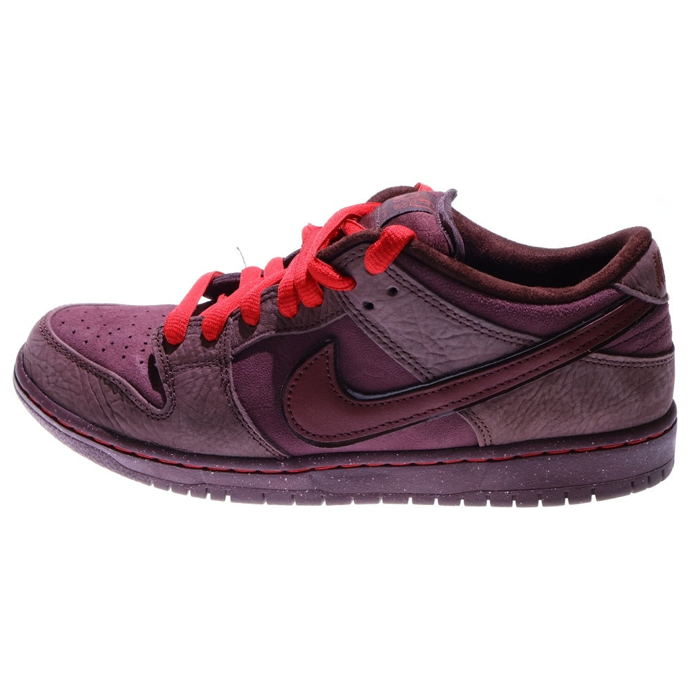 NIKE SB(ナイキエスビー) DUNK LOW PRM ダンクロープレミアム シティオブラブ ローカットスニーカー バーガンディー US9.5/27.5cm FN0619-600