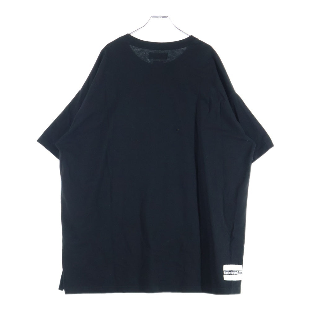 FACETASM(ファセッタズム) MOVIE TEE 5 ムービープリント クルーネック 半袖Tシャツ カットソー ブラック MIMI-TEE-U14