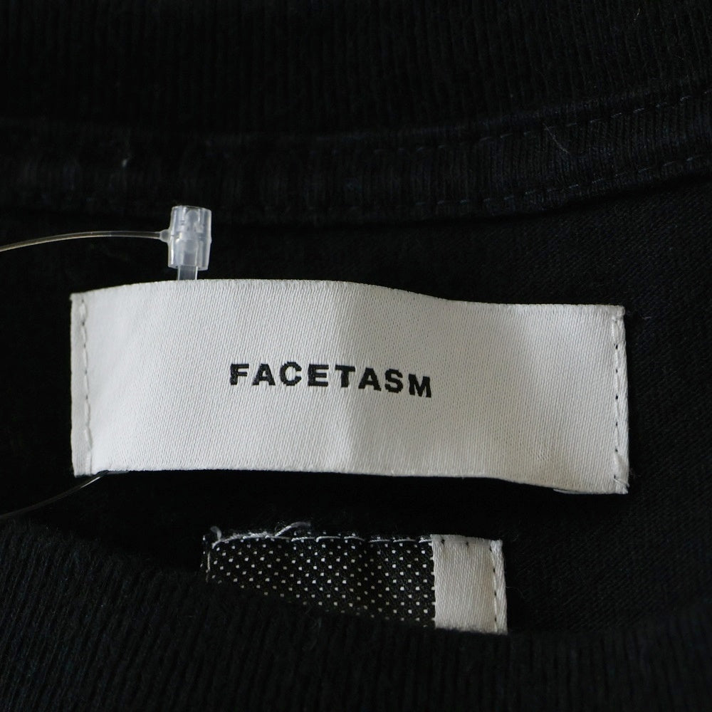 FACETASM(ファセッタズム) MOVIE TEE 5 ムービープリント クルーネック 半袖Tシャツ カットソー ブラック MIMI-TEE-U14