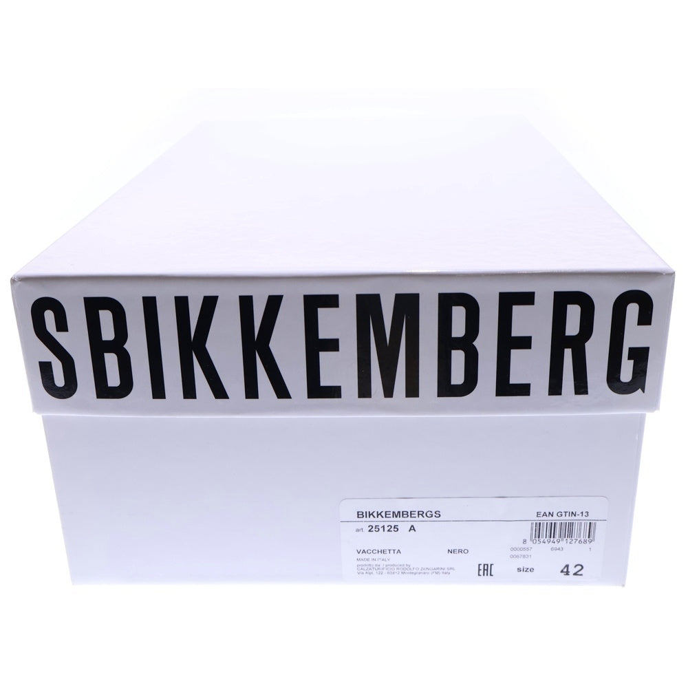 DIRK BIKKEMBERGS(ダークビッケンバーグ) MET HOLE MEN'S SHOES メット ホール メンズ レザーシューズ 革靴 ブラック 24225125A