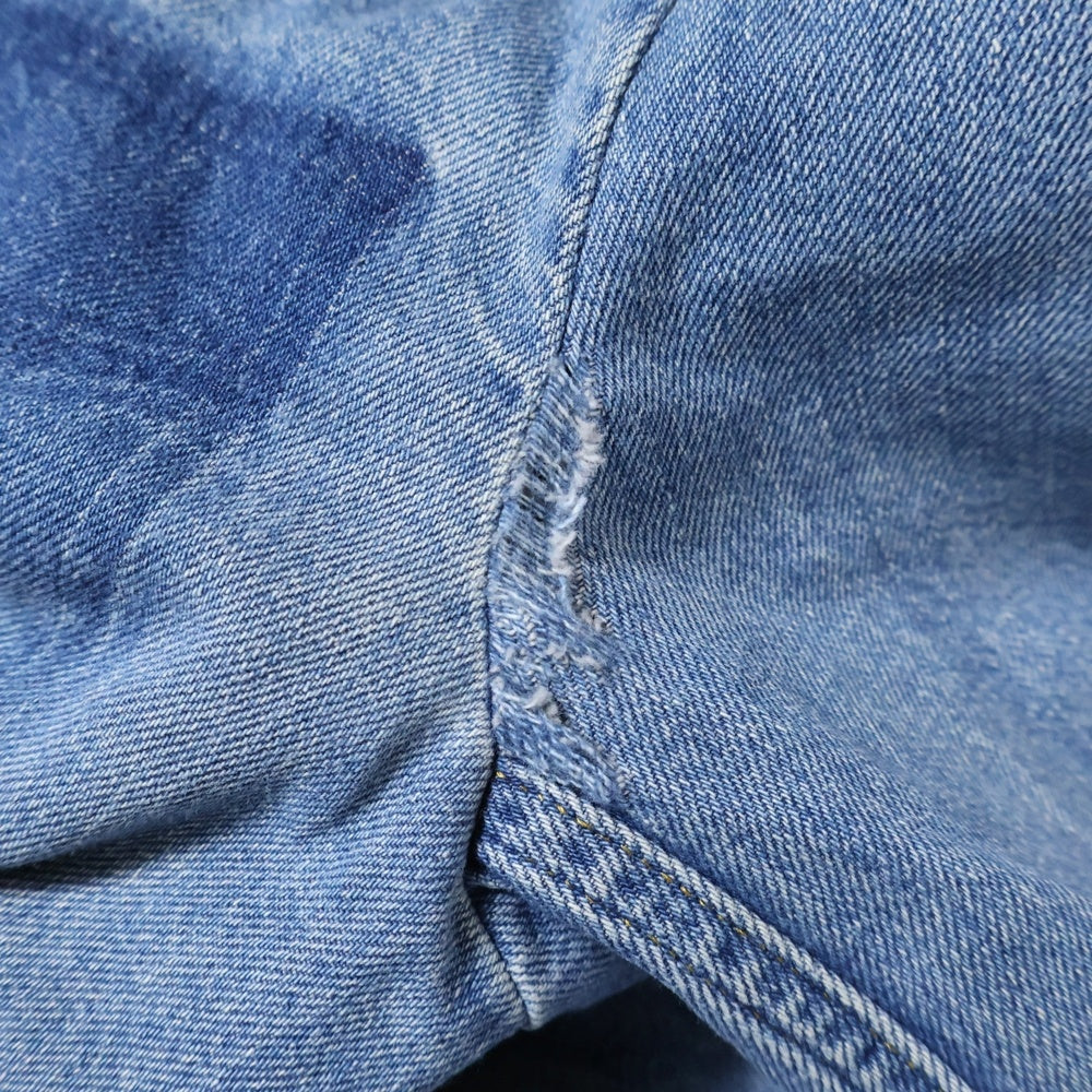 Maison Margiela 10(メゾン マルジェラ) 19AW ウォッシュド加工 ジップアップ デニム トラックジャケット インディゴ S50AM0408