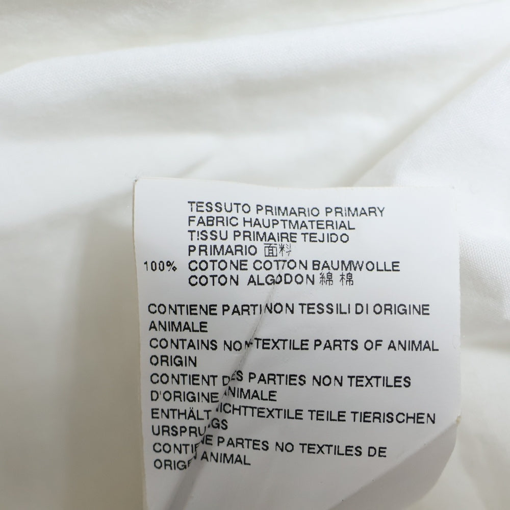 Maison Margiela 10(メゾン マルジェラ) 15AW REGULAR SHIRT 4ステッチ コットン 長袖レギュラーシャツ ホワイト S50DL0266