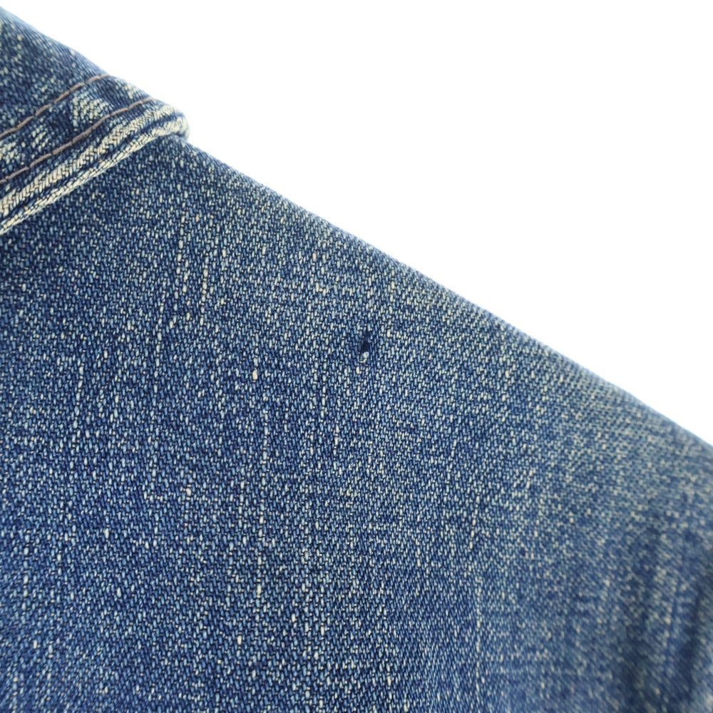 VINTAGE(ヴィンテージ) 40S VINTAGE U.S. NAVY ヴィンテージ ユーエスネイビー ショールカラー ヘチマ襟 チェンジボタン デニムカバーオール ジャケット インディゴ