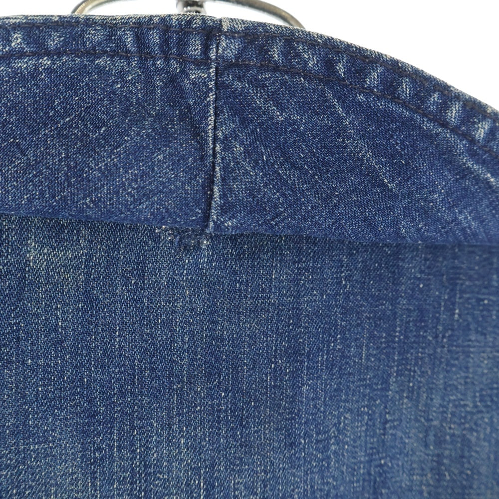 VINTAGE(ヴィンテージ) 40S VINTAGE U.S. NAVY ヴィンテージ ユーエスネイビー ショールカラー ヘチマ襟 チェンジボタン デニムカバーオール ジャケット インディゴ