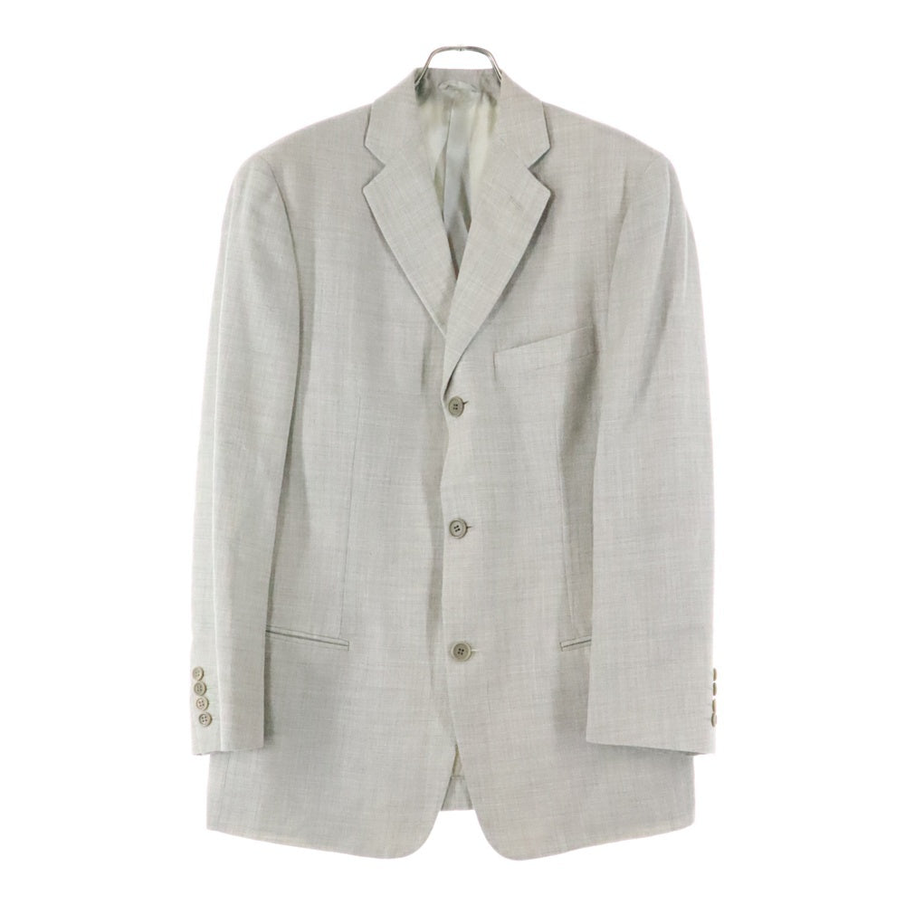 HILTON(ヒルトン) ウール混 3B シングルテーラードジャケット グレー