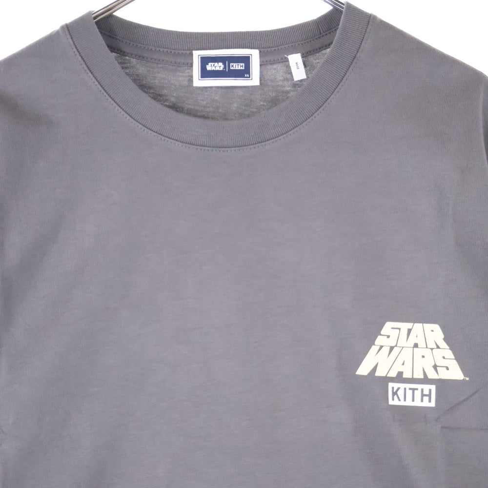KITH(キス) STAR WARS COMIC STRIP L/S TEE スター ウォーズ コミックストリップ エルエスティー クルーネック カットソー 長袖Tシャツ グレー KHM030195-006
