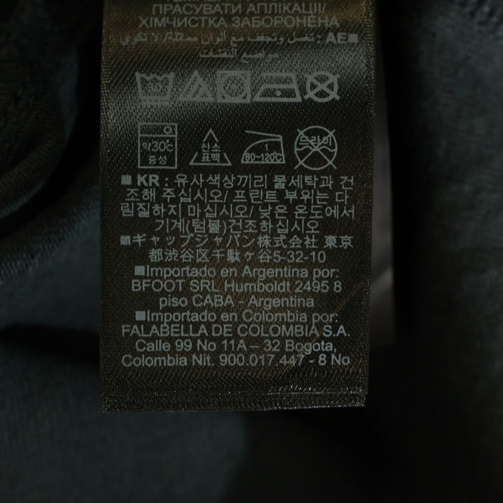 YEEZY GAP(イージーギャップ) SHORT SLEEVE T-SHIRT オーバーサイズショートスリーブ 半袖Tシャツ カットソー ブラック 537299-02-1