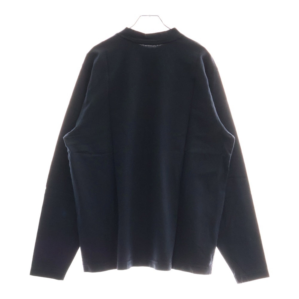 Yeezy Gap Engineered by Balenciaga(イージー ギャップ エンジニアードバイ バレンシアガ) LONG SLEEVE T-SHIRT ロングスリーブ クルーネック 長袖Tシャツ カットソー ネイビー 537288-00-1